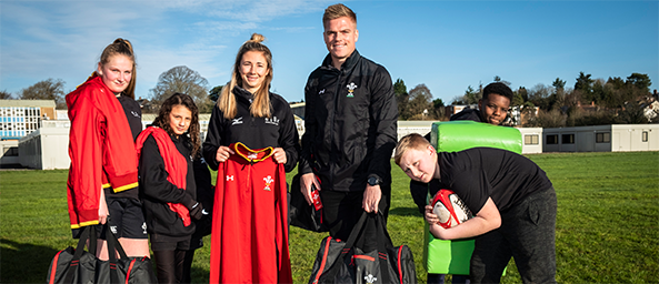 Cantonian High School with Principality and Gareth Anscombe 