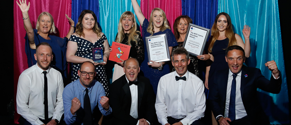 Colleagues from Principality are delighted to receive Business in the Community's Volunteering Impact award 